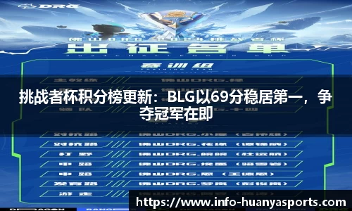 挑战者杯积分榜更新：BLG以69分稳居第一，争夺冠军在即